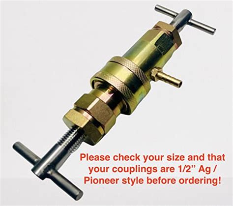 Hydraulic Quick Coupler Pressure Relief Tool